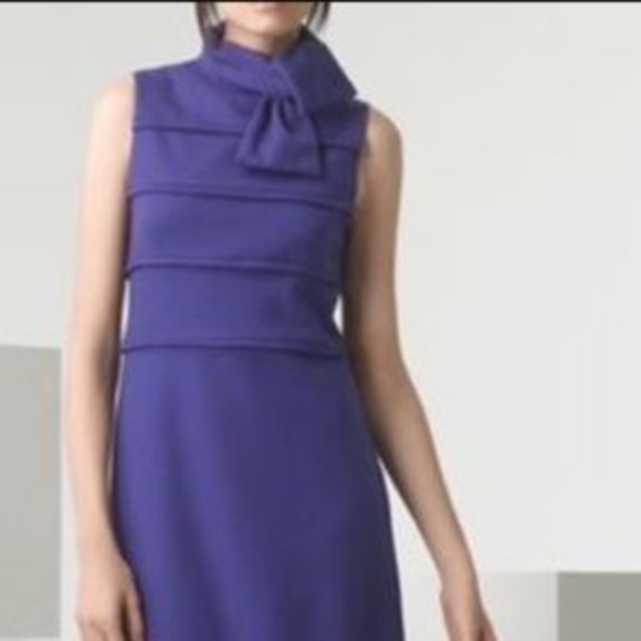 Tory Burch Milano Duncan Tie Neck Dress - Picture 2 of 4